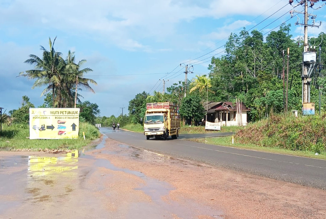 Masih Banyak Ditemukan Pengendera Roda Enam Keluar Dari Bintan Buyu