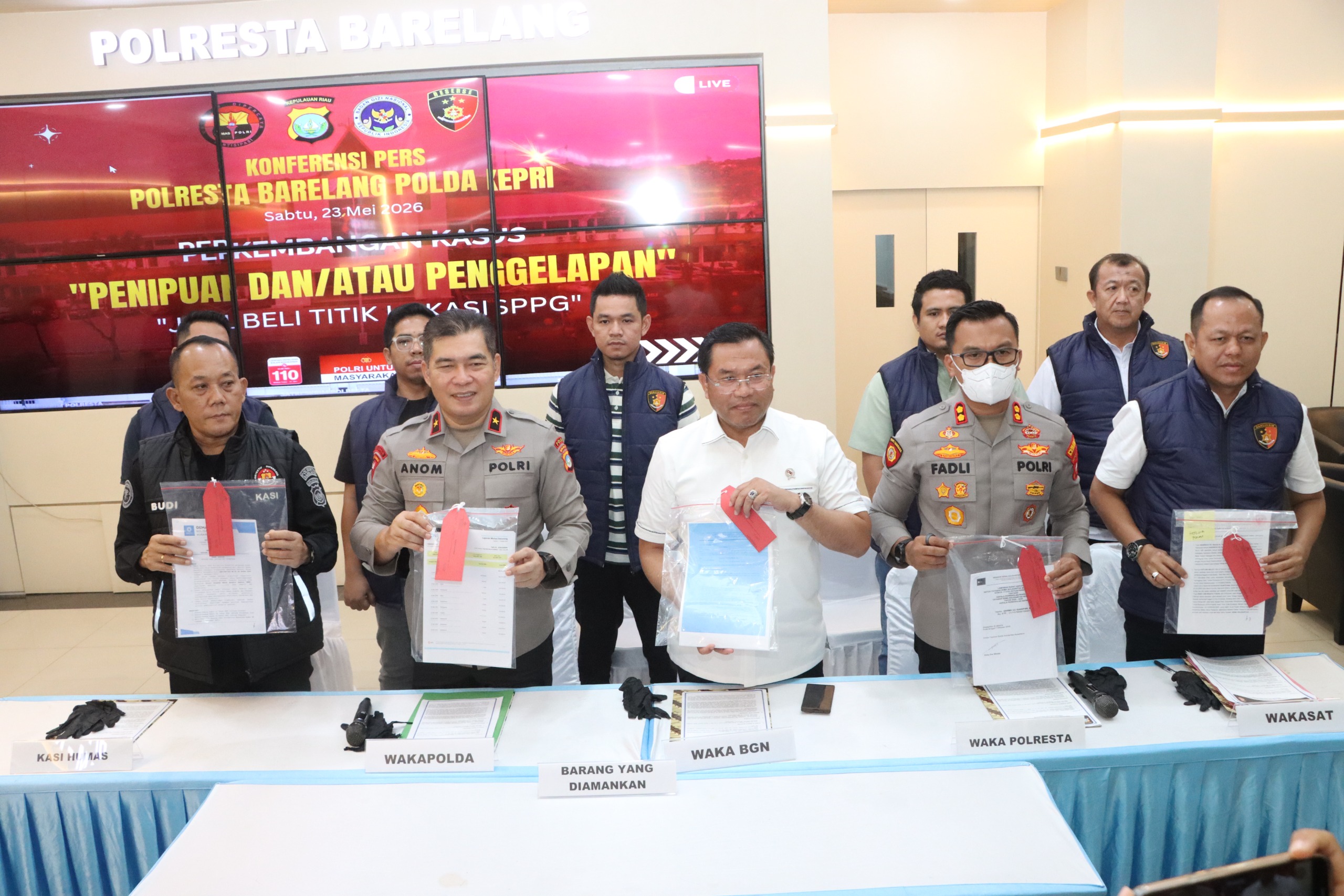 Nama Yayasan Gema Solidaritas Nusantara Terseret Kasus Jual Beli Dapur MBG di Batam