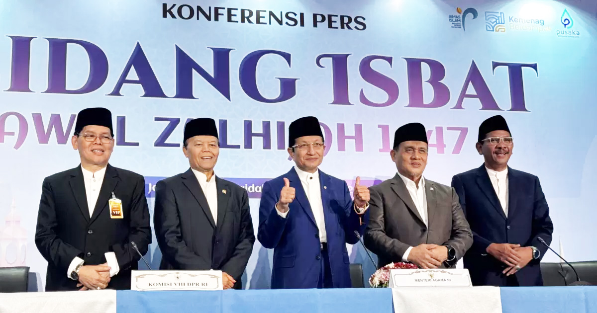 Pemerintah Tetapkan Idul Adha 1447 H, Rabu 27 Mei 2026
