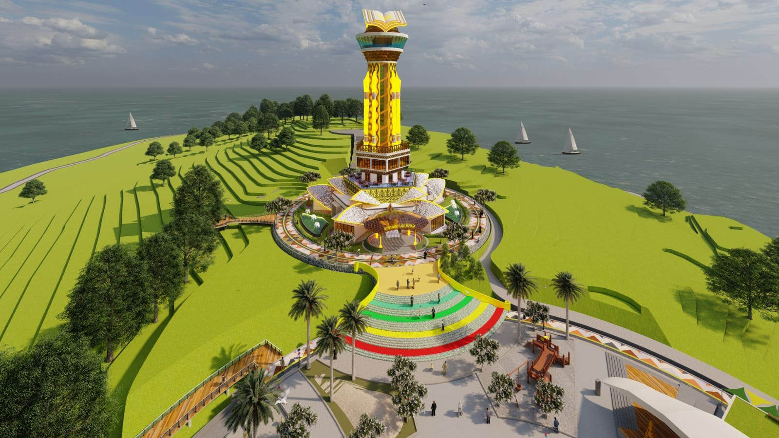 Tugu Bahasa Dibangun, Akademisi Ajak RAHRN Hidupkan Warisan Intelektual Pulau Penyengat
